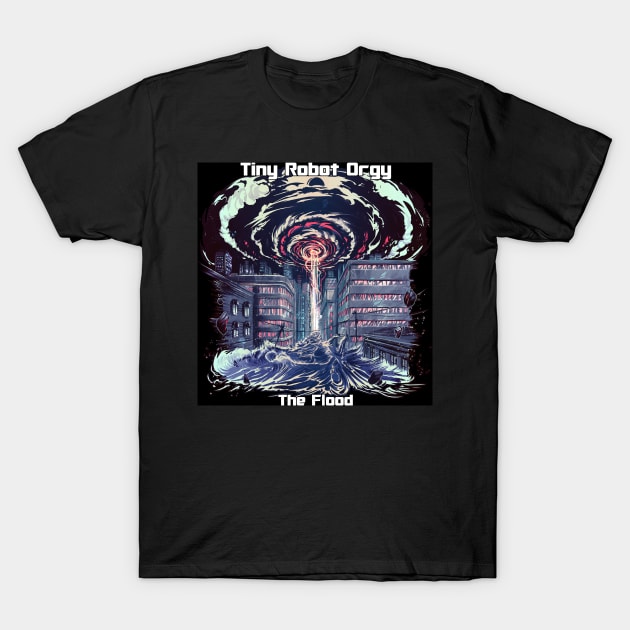 TRO Flood Album Art T-Shirt by TinyRobotMerch